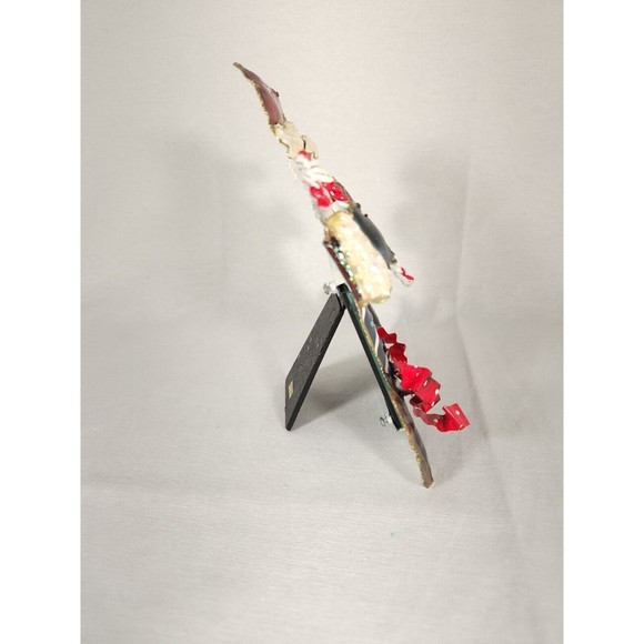 Christmas glitter Santa Metal Photo Frame for small or wallet photo 2.5x2.5 - Picture 4 of 12